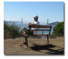 Steve on bench